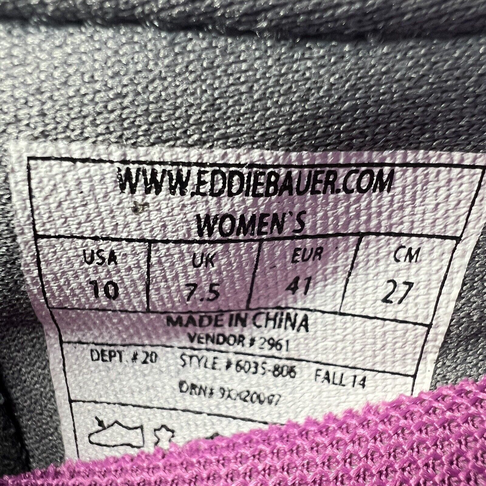 Eddie Bauer Stine Purple Suede Slip On Flats Women’s 10 Athletic Sneaker Outdoor