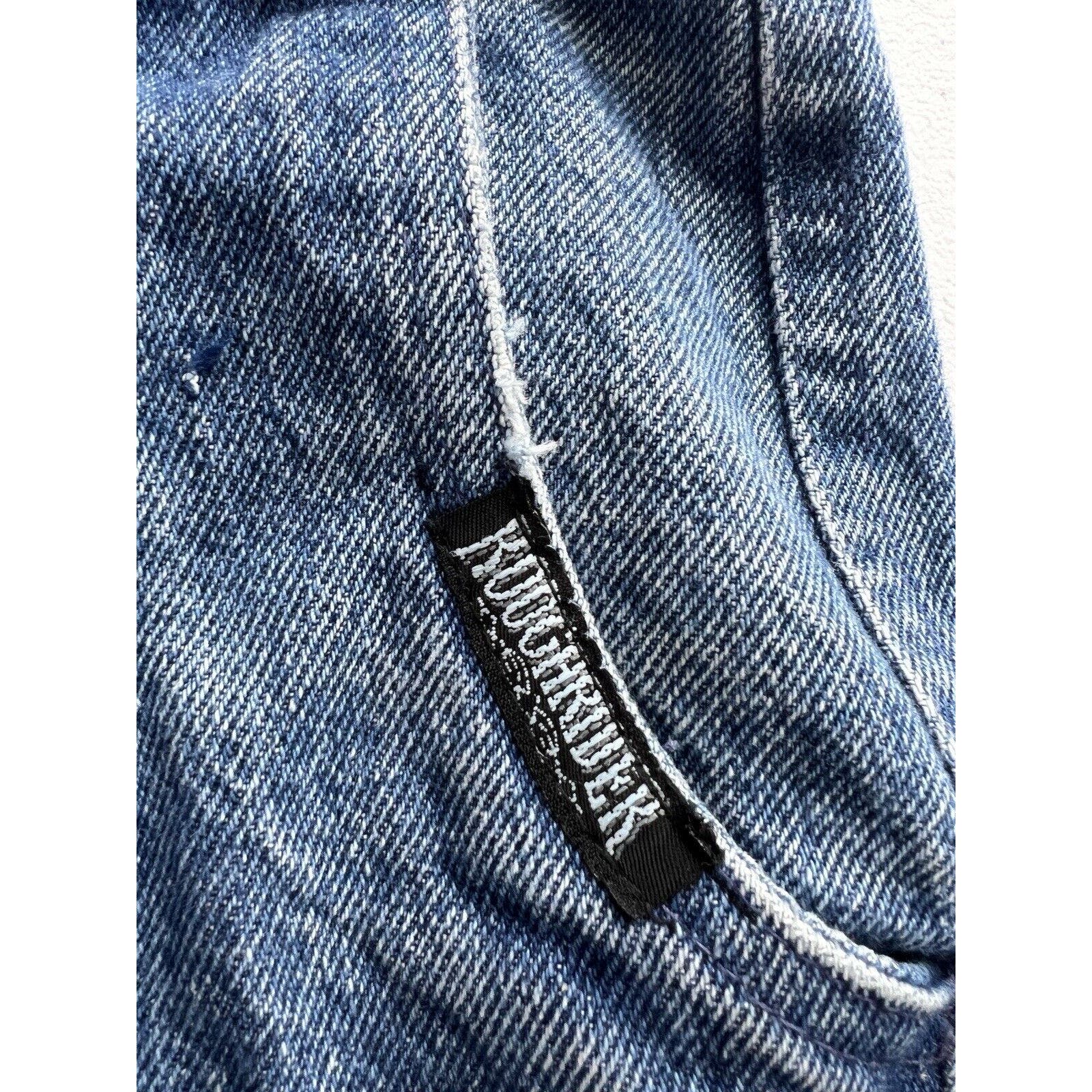 Vintage Roughrider Women’s 7 / 8 High Waist Western Jeans Medium Wash 26x31