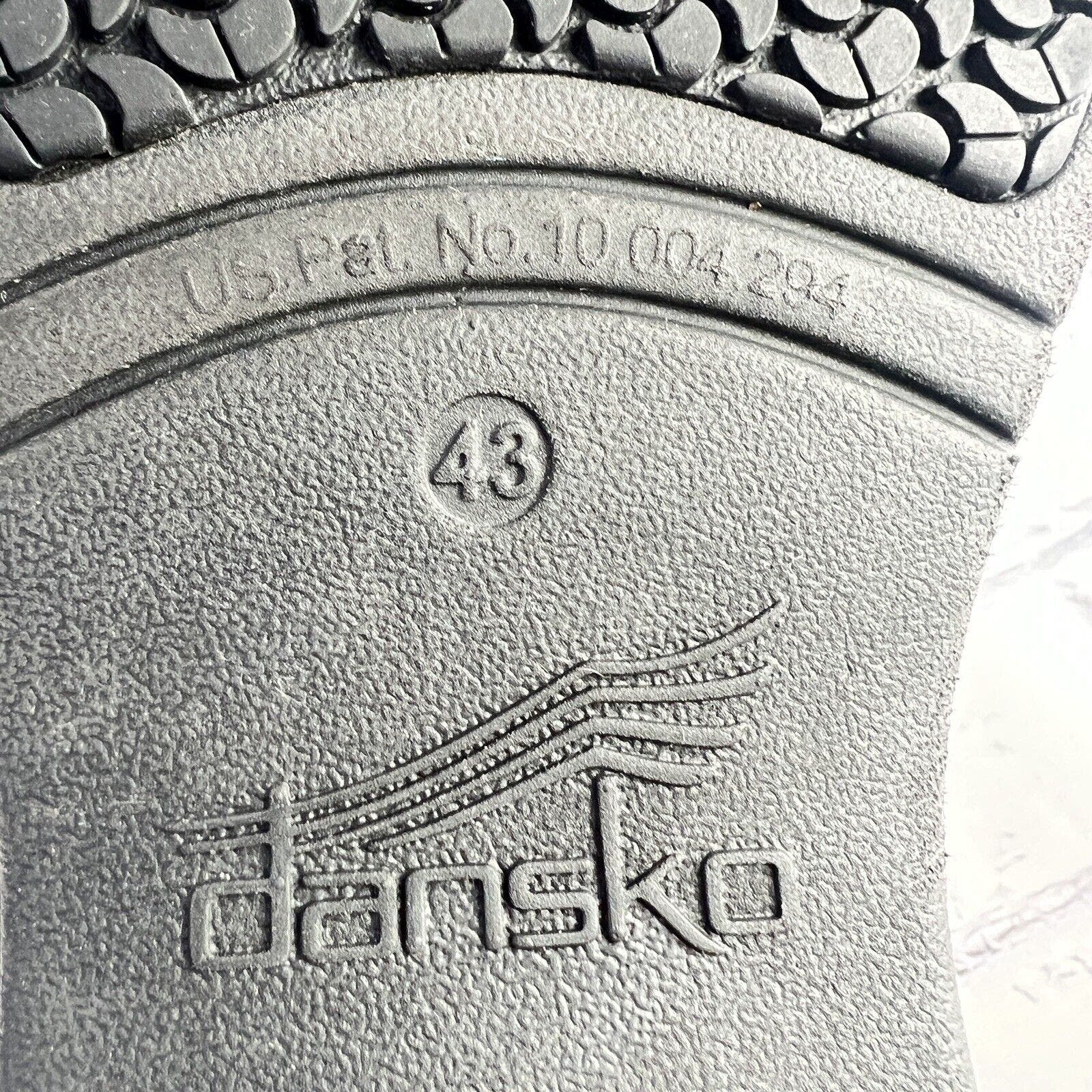 Dansko XP 2.0 Clogs Womens 43 (US 12.5 - 13) Matte Black Leather Comfort Shoe