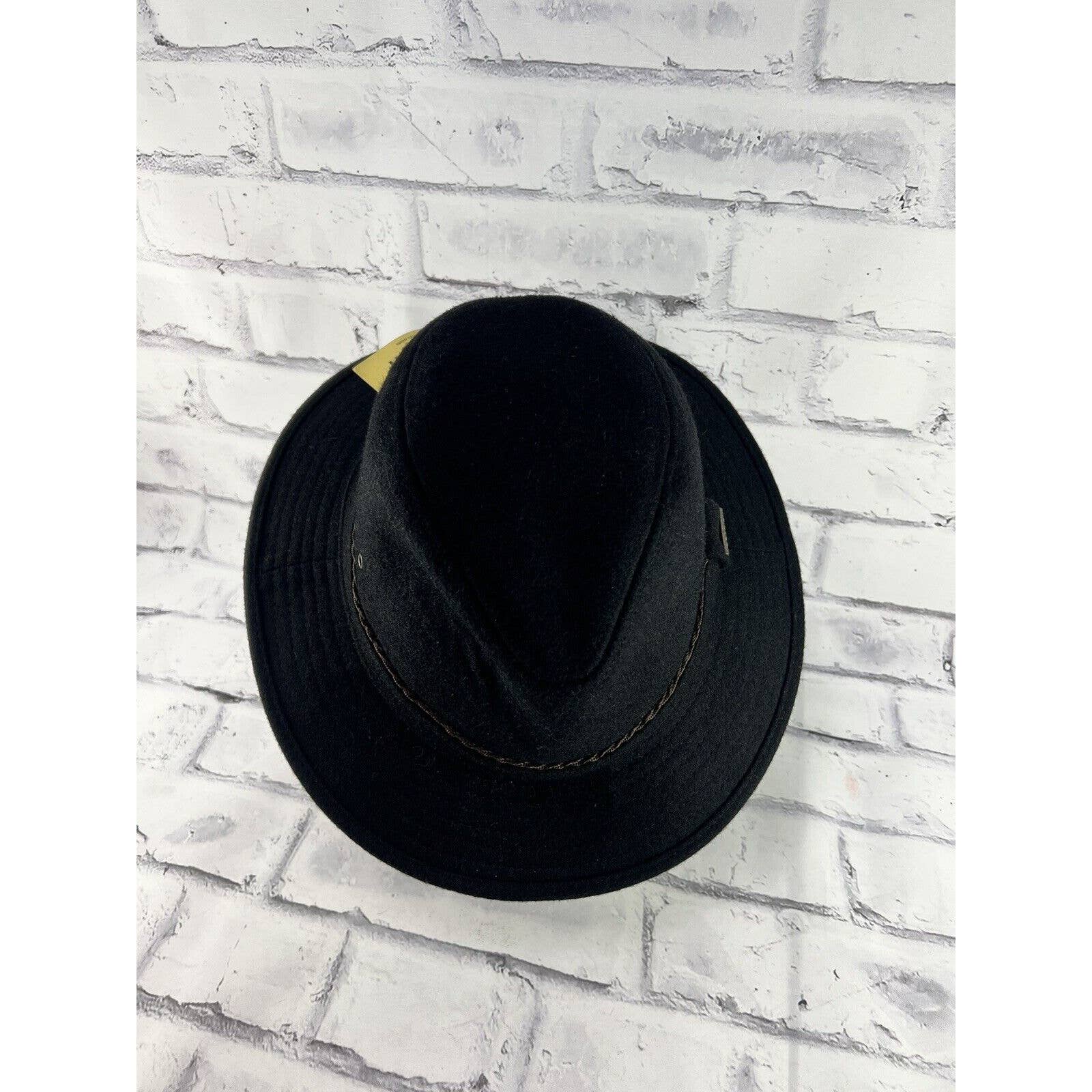 Woolrich Wool Men’s Cowboy Safari Hat Black Western 3.5” Brim Travelers