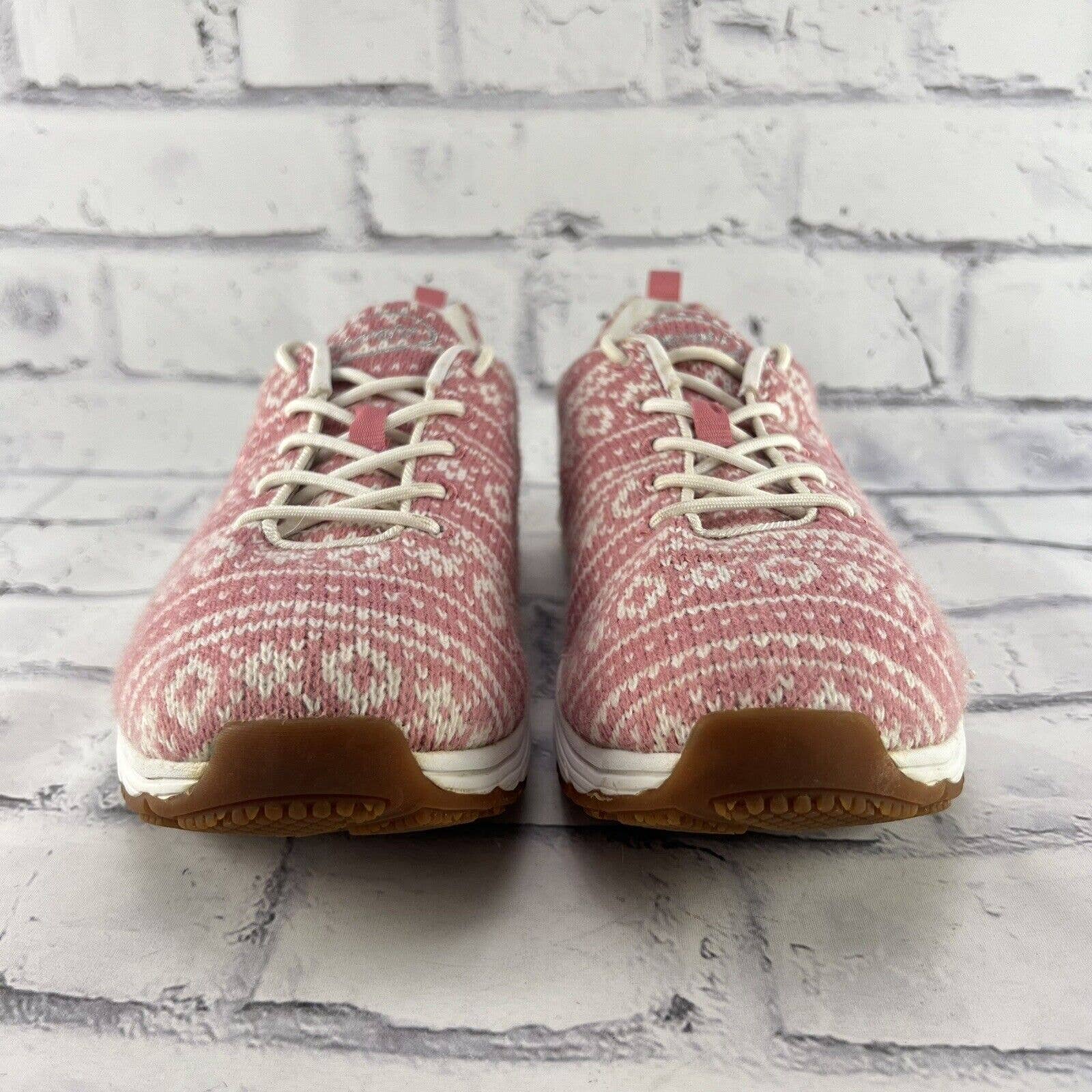 Therafit Paloma Wool Athletic Shoe Women’s Size 9 Lace Up Comfort Sneaker Pink
