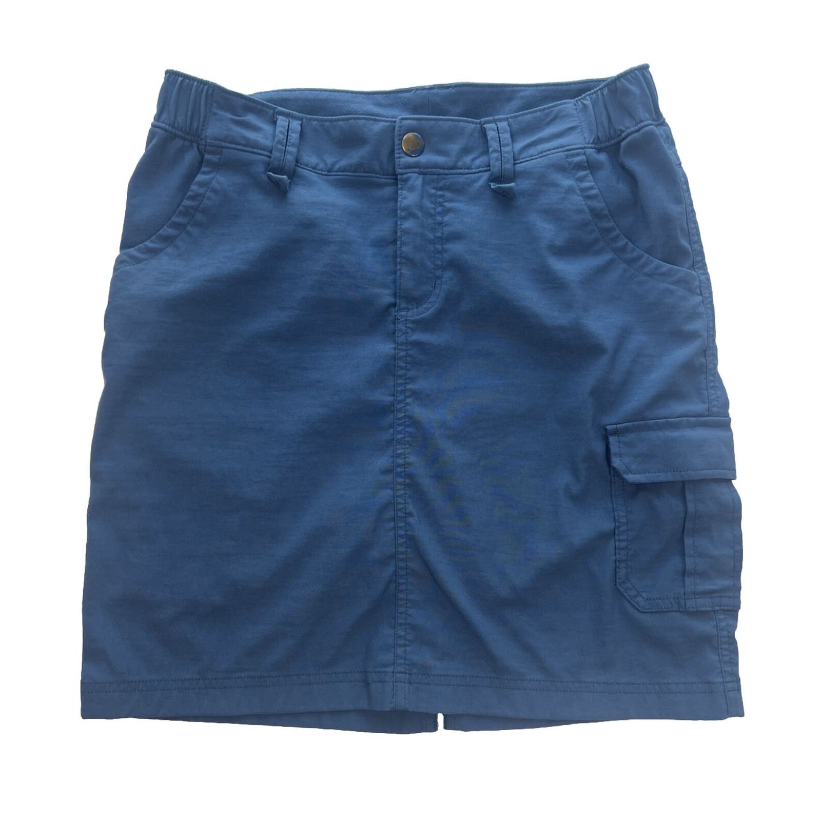 Duluth Trading Co. Cargo Skort Skirt Women’s Size 6 Nylon Outdoor Hiking Blue