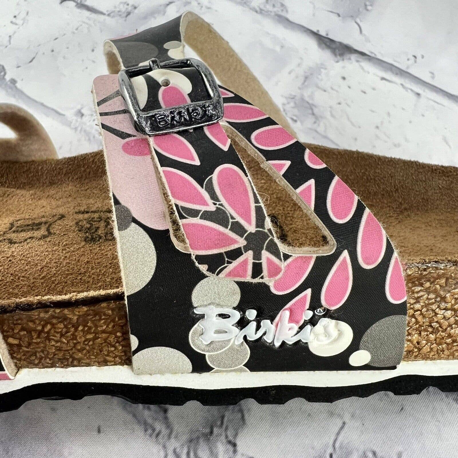 Birkenstock Birki’s Sandals Womens 37 (US 6 - 6.5) Double Strap Floral