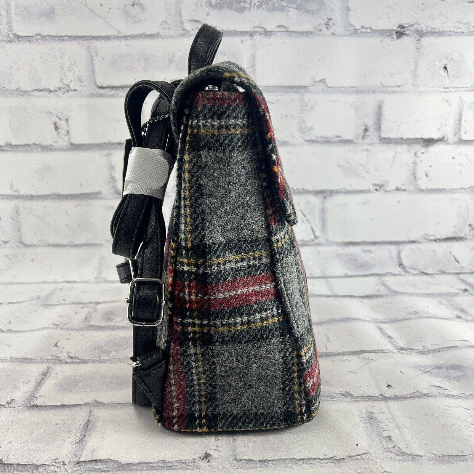 Glen Appin Harris Tweed Mini Backpack/Rucksack Tummel Wool Plaid Purse Carryall