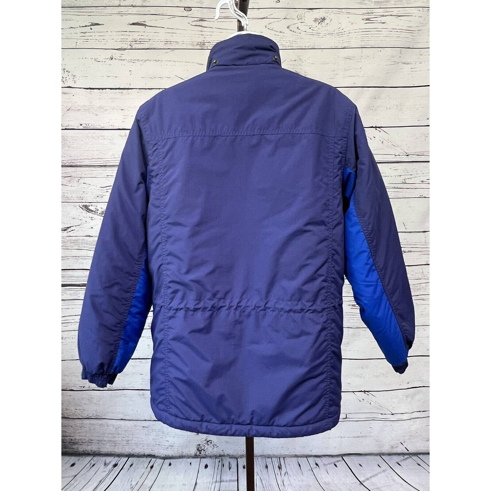 LL BEAN Winter Parka Jacket Women’s Small Purple Blue Thinsulate Lined Ski Coat